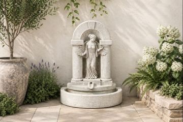 Angel's Gate Concrete Water Fountain